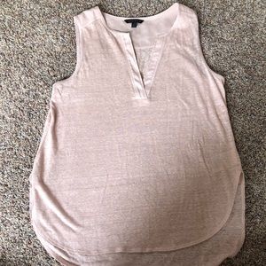 BANANA REPUBLIC. Sz S. Soft pink sleeveless tunic